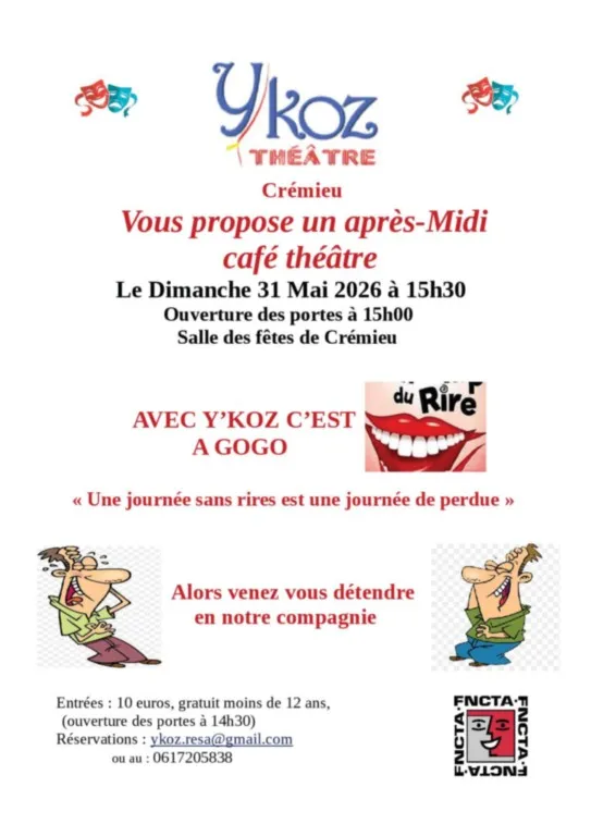 Spectacle adultes 31 mai 2026