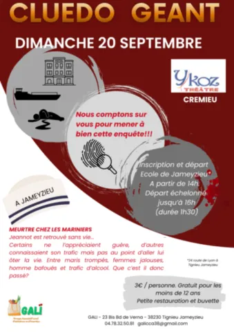 Cluedo géant de Jameyzieu